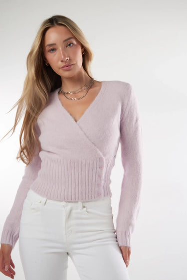 Magasinez le chandail cache-cœur de la nouvelle collection de la Boutique Colori - Shop the elegant wrap sweater from new collection from Boutique Colori