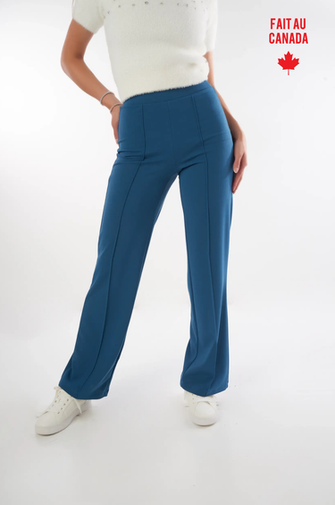 Magasinez le pantalon à jambe large de la nouvelle collection de la Boutique Colori - Shop the wide-leg pants from new collection from Boutique Colori