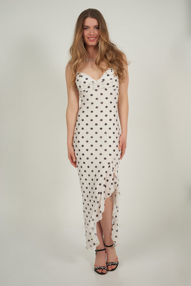 Magasinez la robe à pois élégante de la nouvelle collection de la Boutique Colori - Shop the polka dot dress from new collection from Boutique Colori