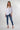 Magasinez la blouse rayée à manches trois-quarts de Colori - Shop the striped three-quarter sleeve blouse from Colori