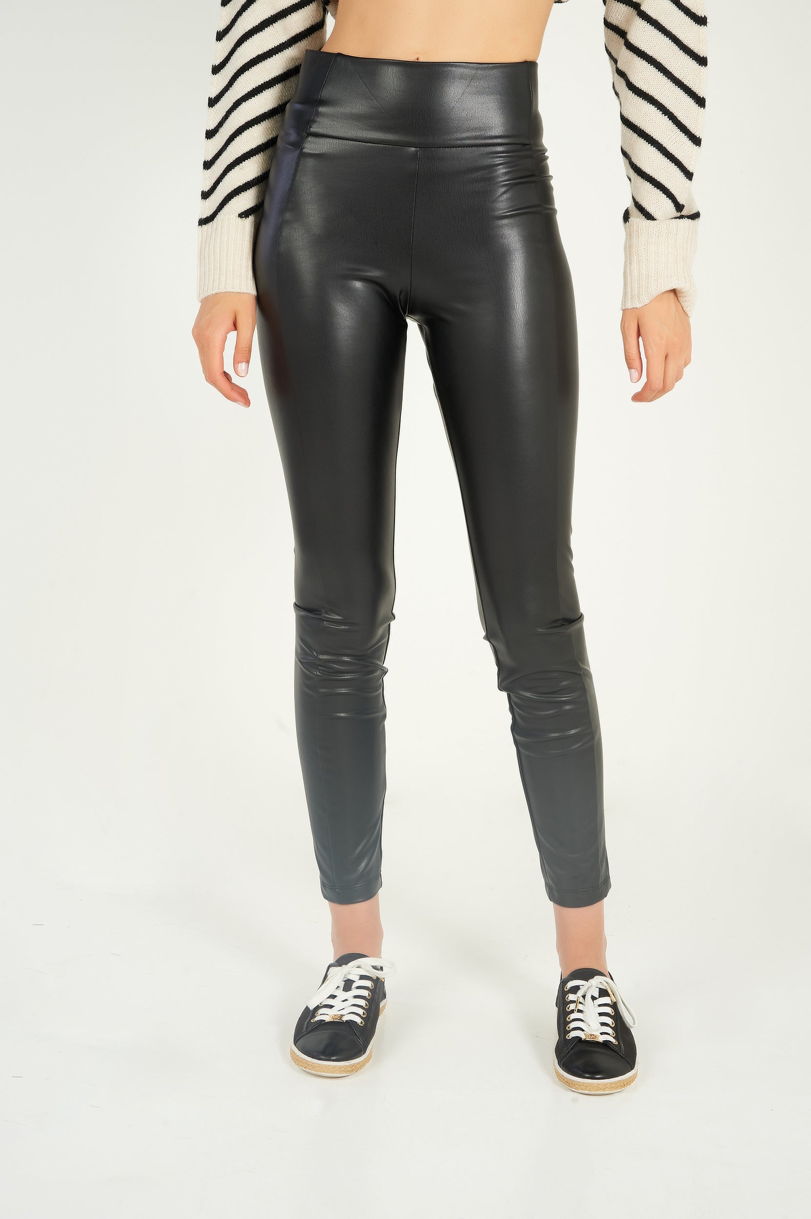 Women's faux leather pants, COLORI