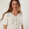 Magasinez le cardigan à boutons bijoux de la nouvelle collection de la Boutique Colori - Shop the cardigan with jeweled buttons from new collection from Boutique Colori