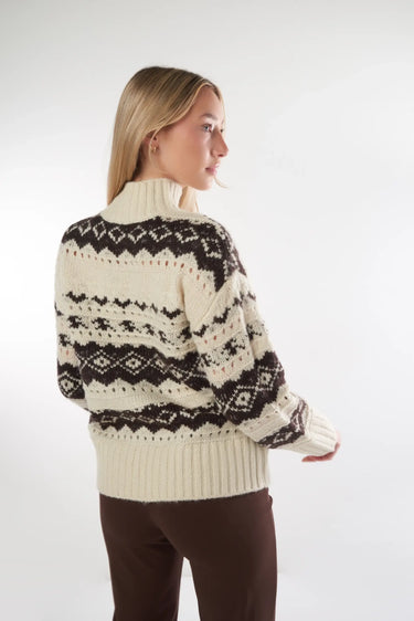 Magasinez le chandail à col montant de la nouvelle collection de la Boutique Colori - Shop the mock neck sweater from new collection from Boutique Colori