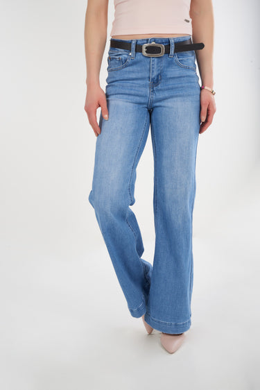 Magasinez le jean à jambe large de la nouvelle collection de la Boutique Colori - Shop the wide-leg jeans  from new collection from Boutique Colori