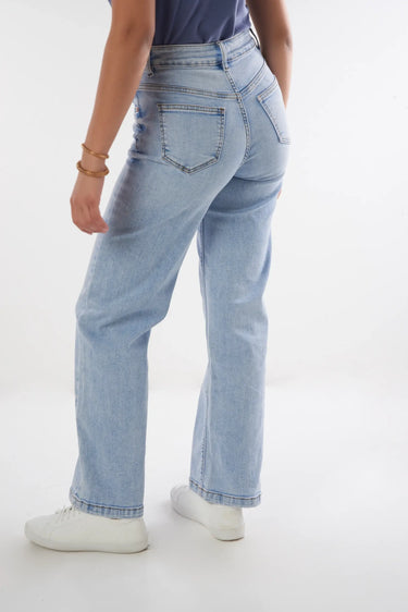 Magasinez le jean à jambe large de la nouvelle collection de la Boutique Colori - Shop the wide-leg jeans from new collection from Boutique Colori
