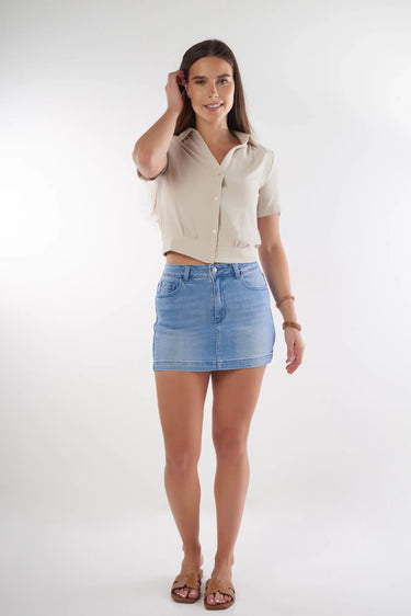 Magasinez la jupe-short courte de la nouvelle collection de la Boutique Colori - Shop the short skort from new collection from Boutique Colori