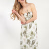 Magasinez la robe à motif feuilles de palmier de la nouvelle collection de la Boutique Colori - Shop the palm leaf pattern dress from new collection from Boutique Colori