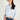 Magasinez la blouse courte rayée de Colori - Shop the short striped blouse from Colori