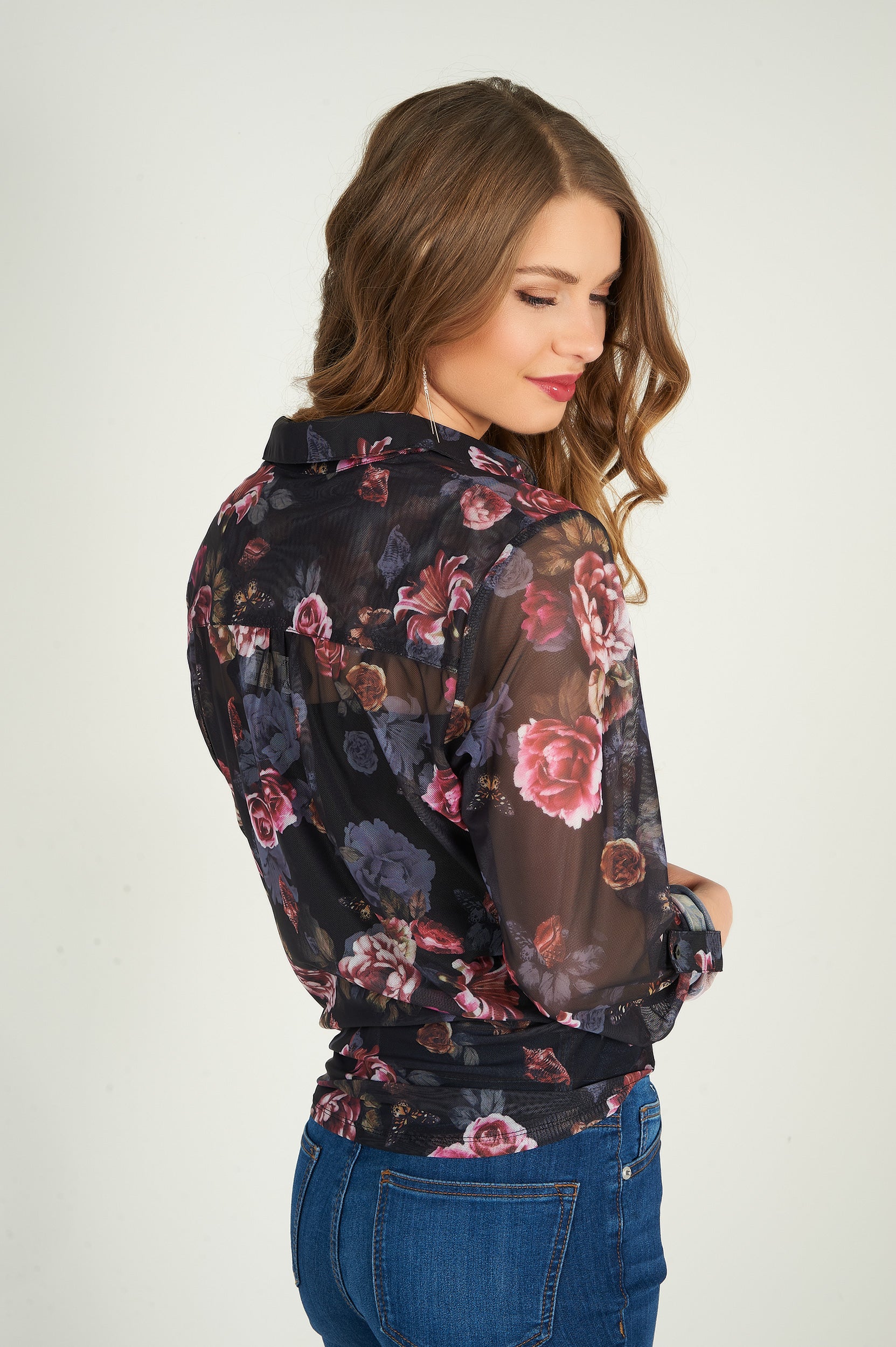 Women's sheer blouse, COLORI