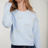 Magasinez le chandail avec boucles en perles de Colori - Shop the sweater with pearl bows from Colori