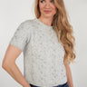 Magasinez le chandail manches courtes avec pierres de Colori - Shop the short sleeves top with stones