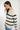Magasinez le chandail rayé à col rond de Colori - Shop the striped crewneck sweater from Colori