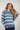Magasinez le chandail rayé à col rond de Colori - Shop the striped crewneck sweater from Colori