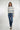 Magasinez le chandail rayé court à col montant de Colori - Shop the short striped turtleneck sweater from Colori