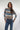 Magasinez le chandail rayé court à col montant de Colori - Shop the short striped turtleneck sweater from Colori