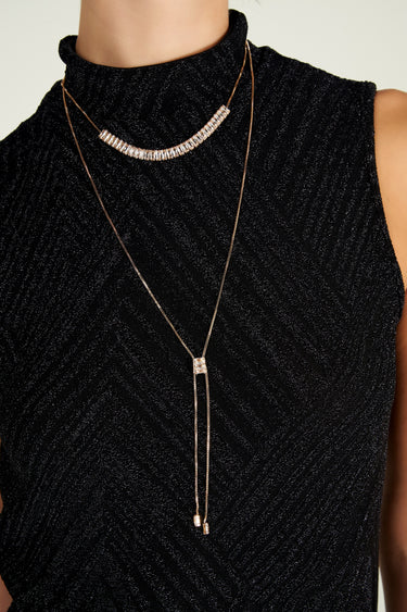Magasinez le collier double avec cristaux de Colori -  Shop the double necklace with crystals from Colori