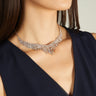 Magasinez le collier en cascade de cristaux de Colori - Shop the crystal cascade necklace from Colori