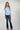 Magasinez le haut rayé à manches trois-quarts de Colori - Shop the striped three-quarter sleeve top from Colori