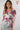Magasinez le haut court fleuri en chiffon de Colori - Shop the floral chiffon crop top from Colori