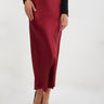 Magasinez la jupe midi en satin de Colori - Shop the midi satin skirt from Colori