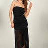 Magasinez la robe bustier en mesh de Colori - Shop the mesh bustier dress from Colori