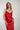 Magasinez la robe en satin avec col bénitier de Colori - Shop the satin dress with cowl neck from Colori