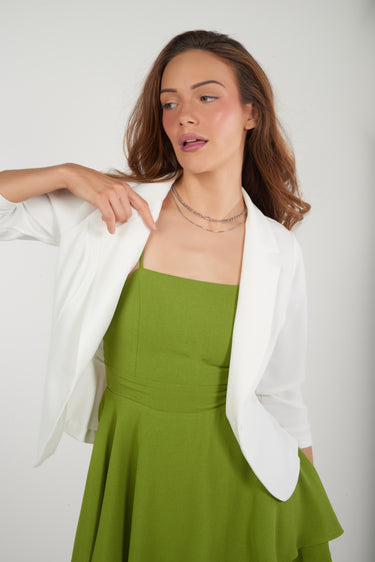 Magasinez le veston à manches froncées de Colori - Shop the ruched sleeves blazer from Colori